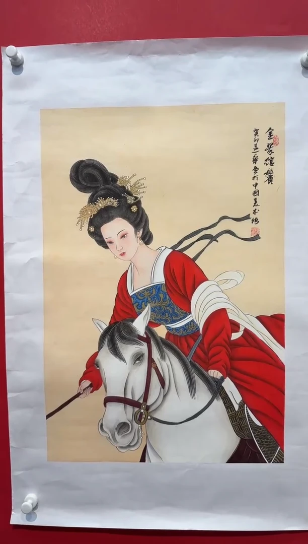 国画画家陆远华纯手绘原作