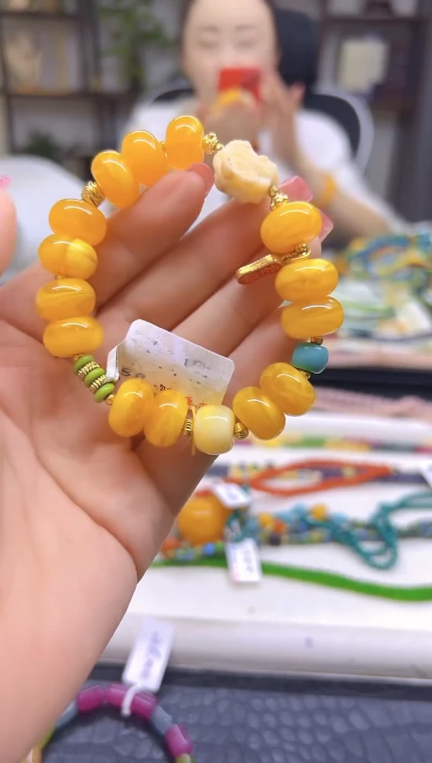 手链蜜蜡未镶嵌DIY款S659