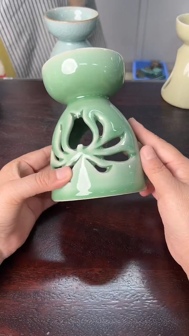 龙泉云间青瓷小米茶器
