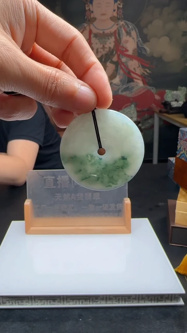 【闪购商品】定制翡翠未镶嵌L-@@QJXC12079
