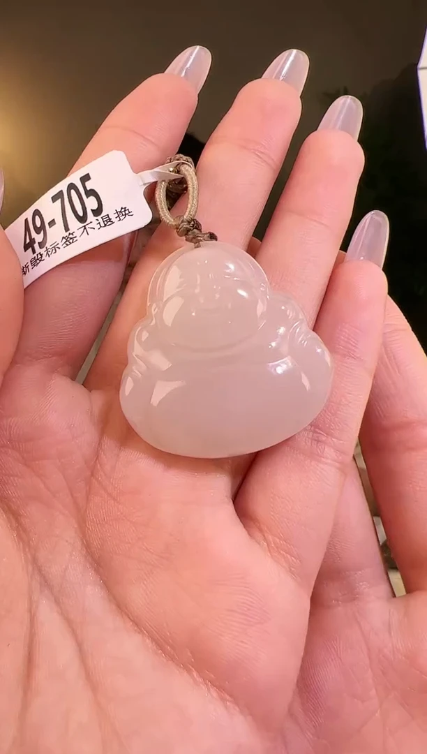 【闪购商品】和田玉颈饰未镶嵌佛公带包容705