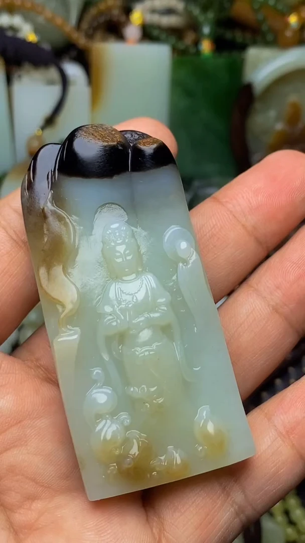 未镶嵌和田玉挂件1