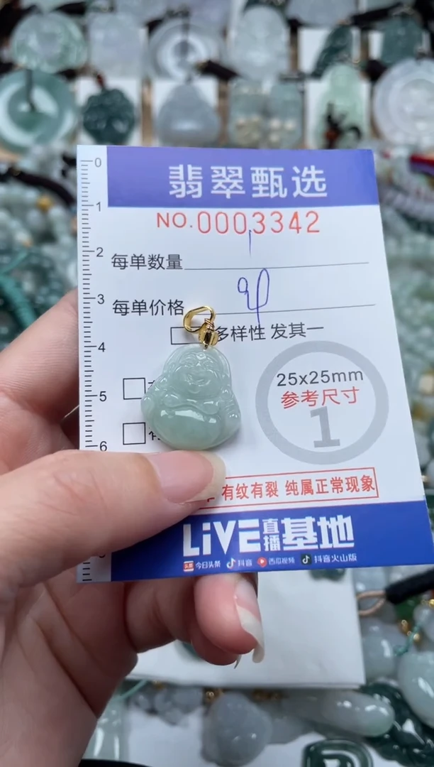 翡翠未镶嵌颈饰00..3342