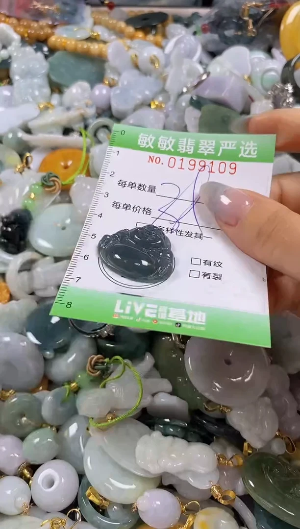 翡翠未镶嵌颈饰闪购0199109多样性发其一