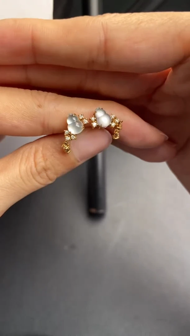 【闪购商品】定制翡翠18K金镶嵌模式推广期24小时鉴赏期