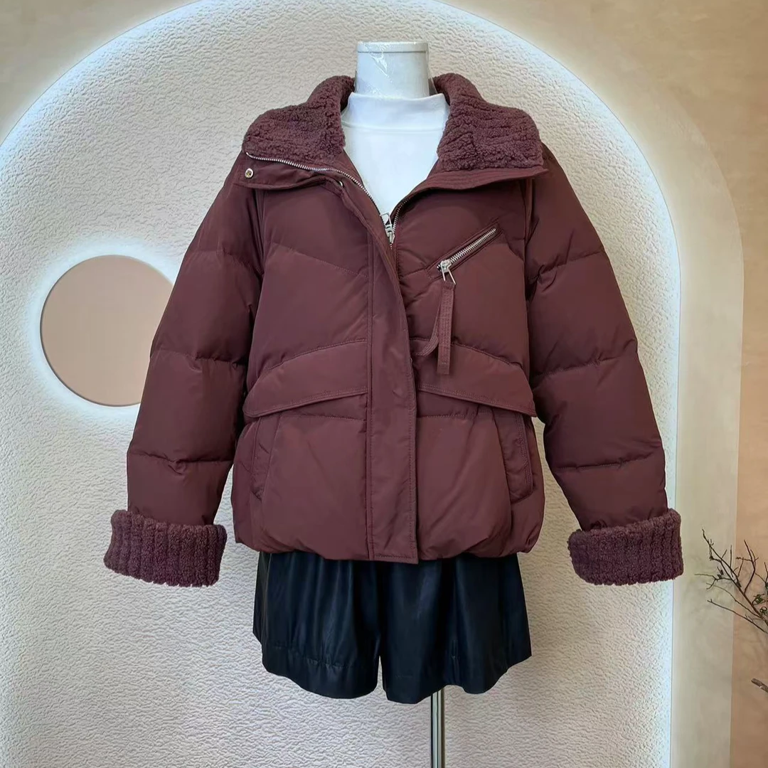 805翻领外套女款时尚百搭韩版简约显瘦外套