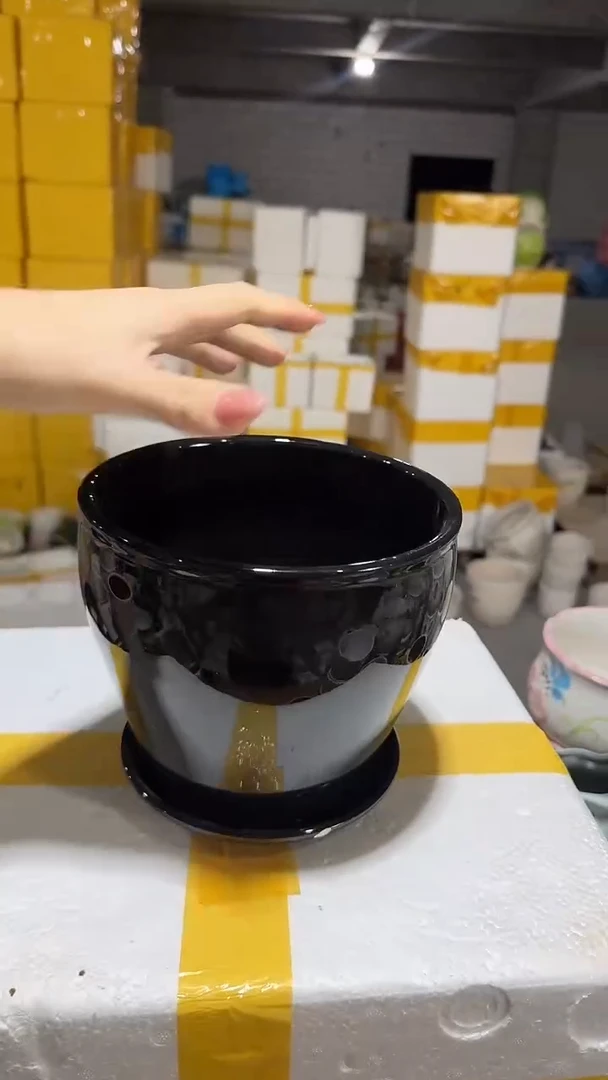 高温陶瓷花盆+E10