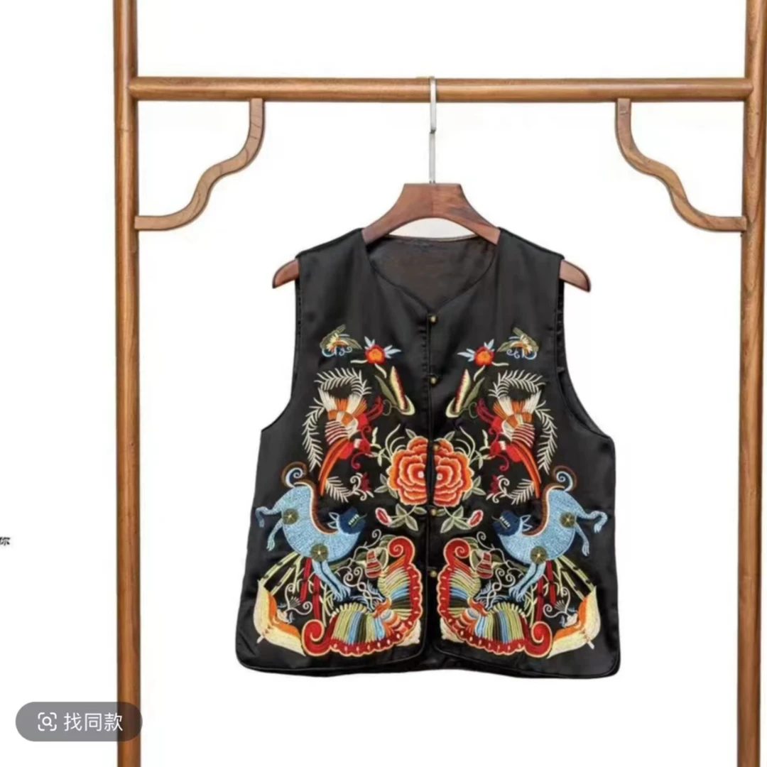【知音】国风新中式重工绣花马甲春夏秋高级感国风气质叠穿马褂上衣
