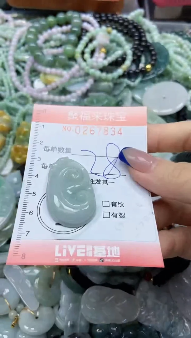 未镶嵌挂件翡翠闪购0267834