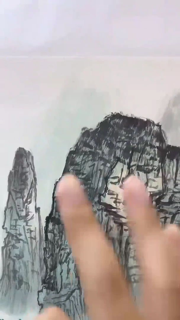 国画郑乐华手绘绘画作品13-13