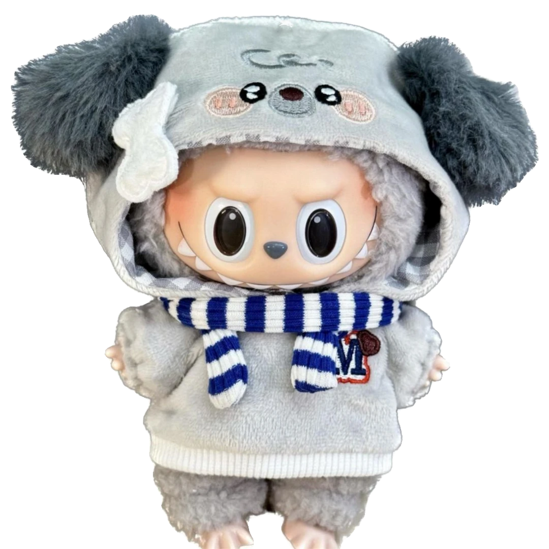 漫可布现货15CM棉花娃娃娃衣拉布布娃衣可爱休闲毛绒娃衣