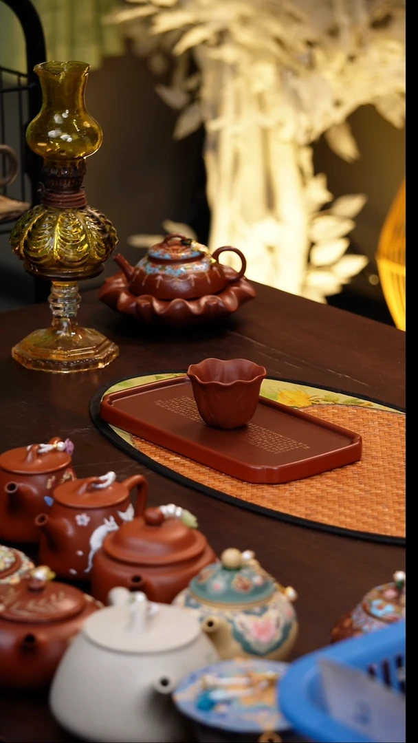 原矿紫砂手工朱泥杯子