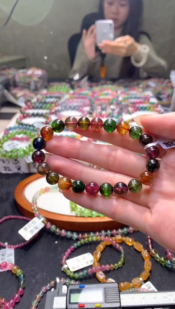 未镶嵌手串碧玺A60【天然碧玺】