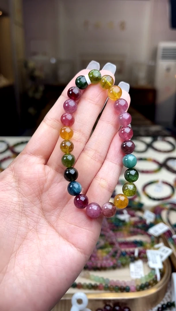 【闪购商品】碧玺/未镶嵌8mm+碧玺单圈多样性发货