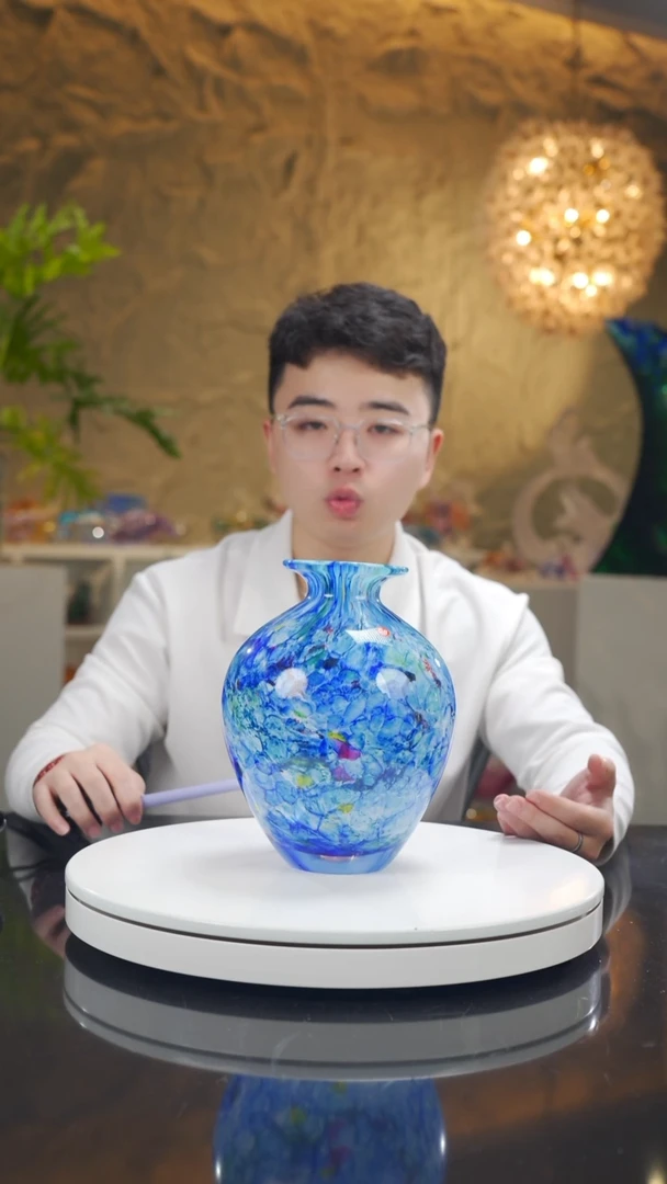 手工艺品琉璃莫奈小号花器58号