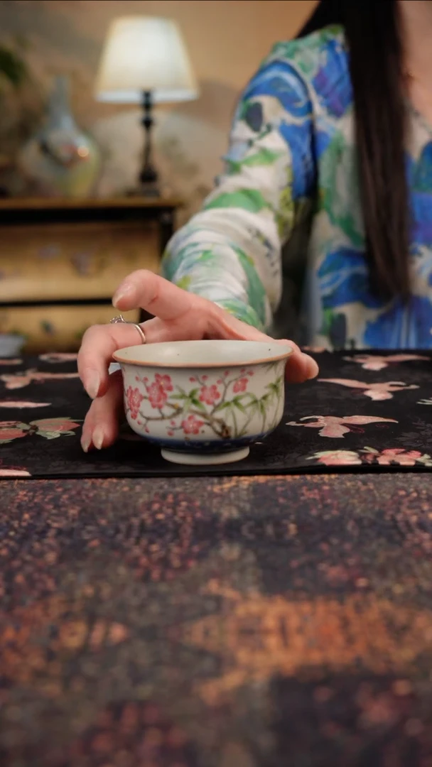 杯景德镇陶瓷杯碗柴烧多人