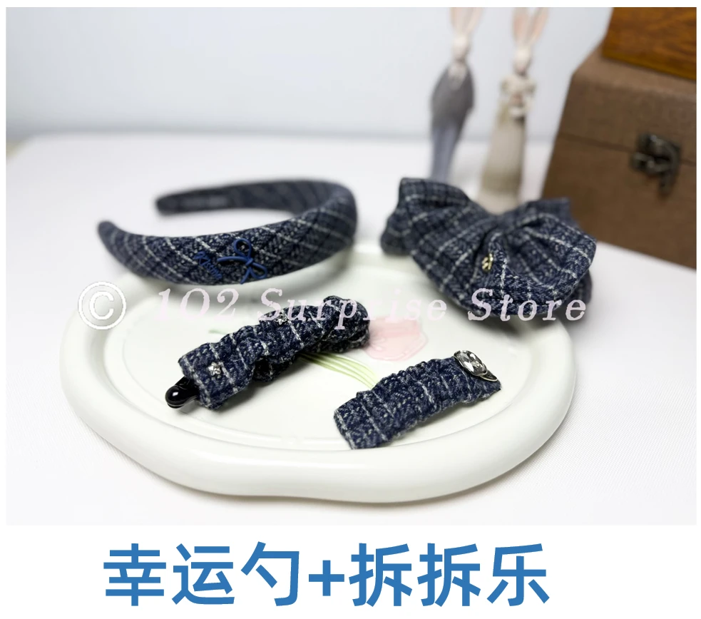 【幸运勺】原创手作发饰发箍发圈抓夹香蕉夹边夹耳饰戒指