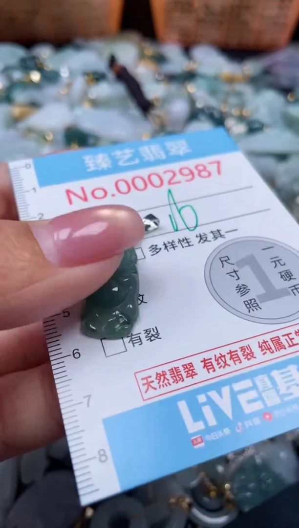 颈饰未镶嵌翡翠2987