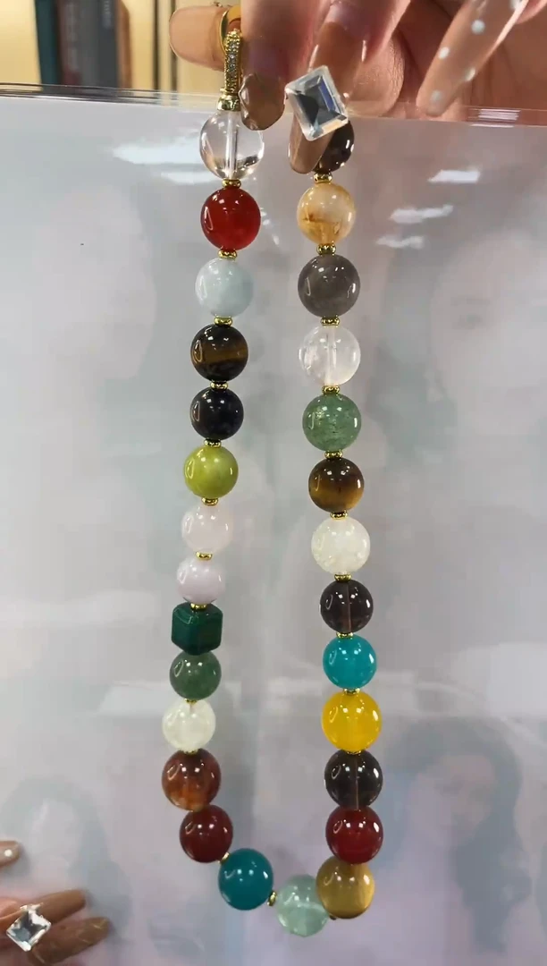 项链未镶嵌水晶孔雀白水项链