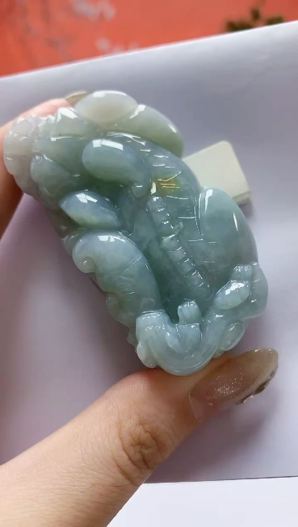 未镶嵌定制翡翠4829jw-毛货挂件81