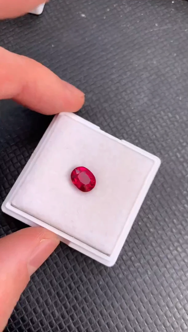 【闪购商品】碧玺裸石未镶嵌天然鸽血红色卢比莱