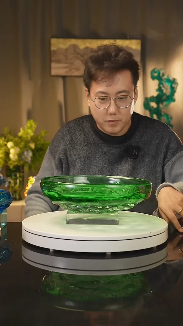 【闪购商品】雅致水晶琉璃 摆件 花器 果盘 茶酒具