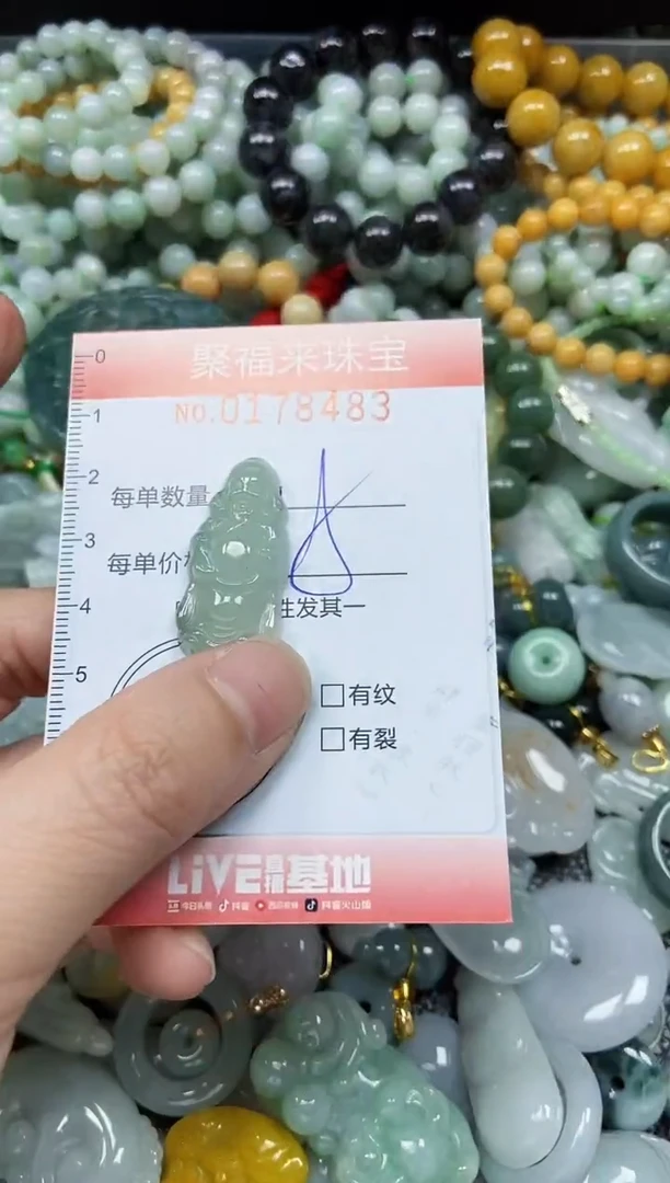 翡翠未镶嵌颈饰闪购0178483