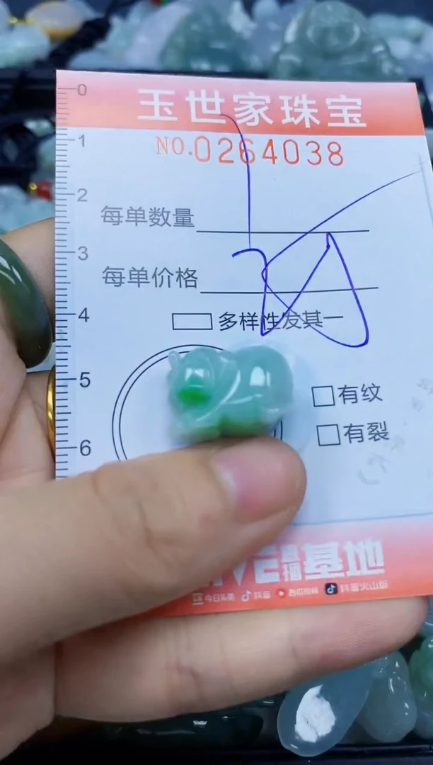 翡翠未镶嵌颈饰闪购0264038