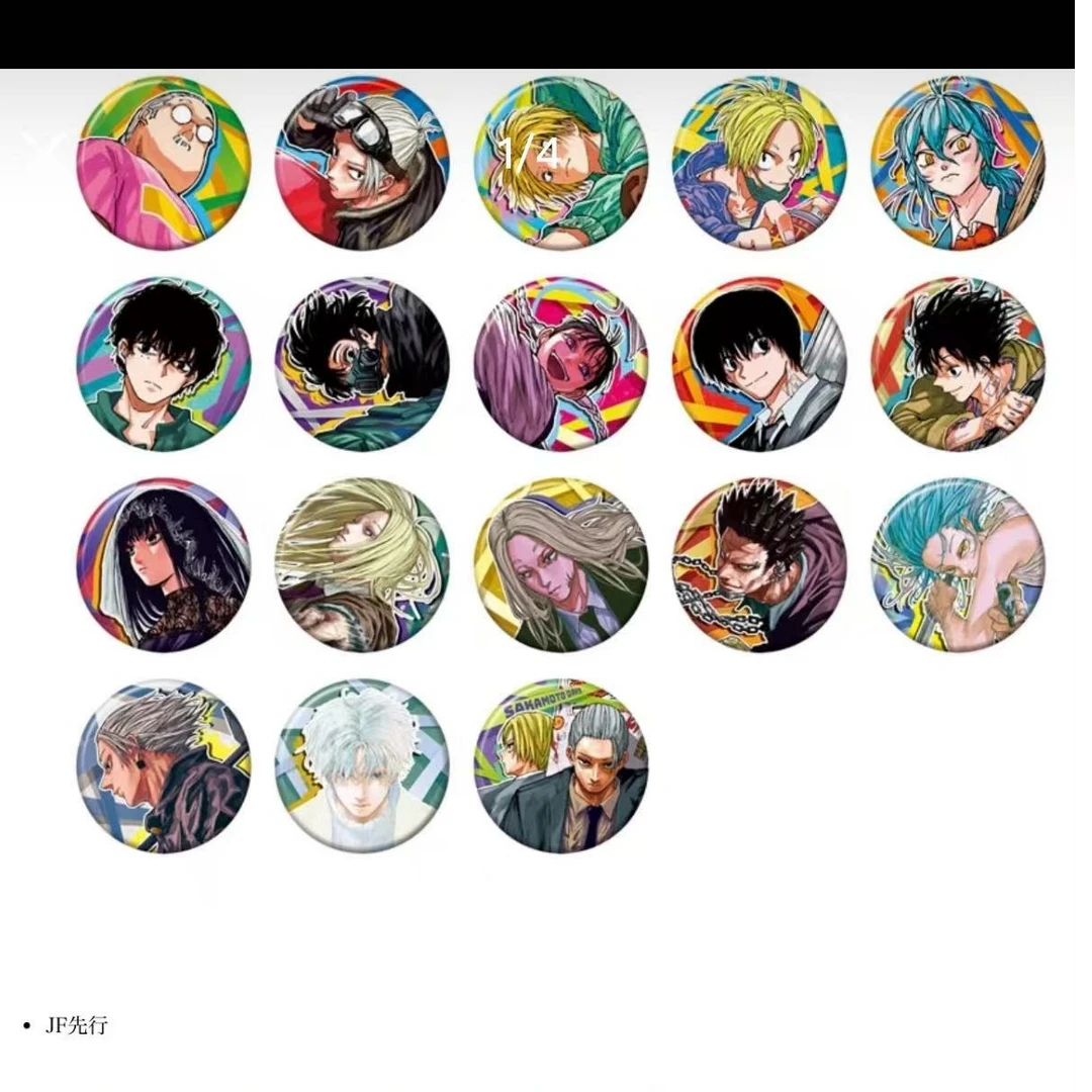 日谷JF2025 火影忍者 版本日常吧唧 盲盒徽章