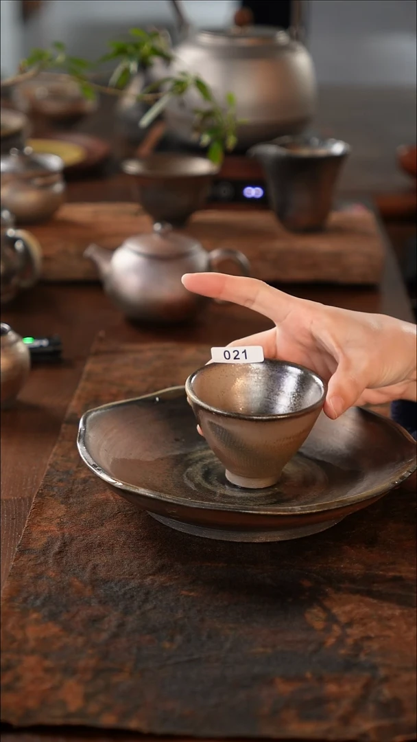 广西钦州坭兴陶纯手工纯柴烧杯