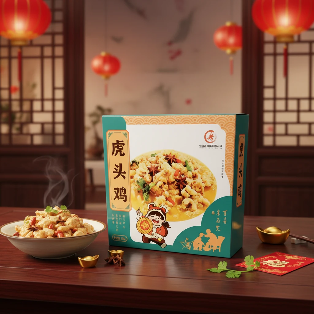陕西蒲城特产蒸碗虎头鸡