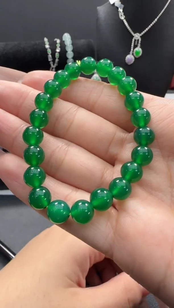 未镶嵌手串玛瑙/玉髓玛瑙珠串