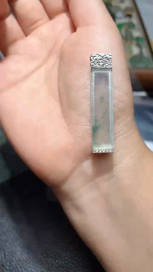 颈饰银S925镶嵌翡翠202555555