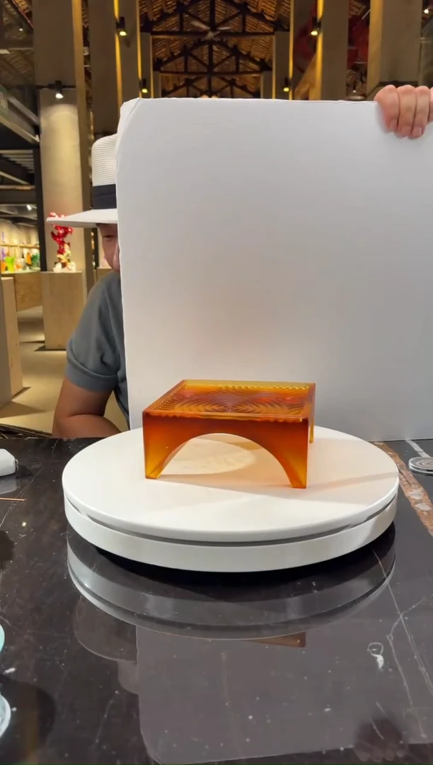 摆件琥珀金壶承艺术摆件