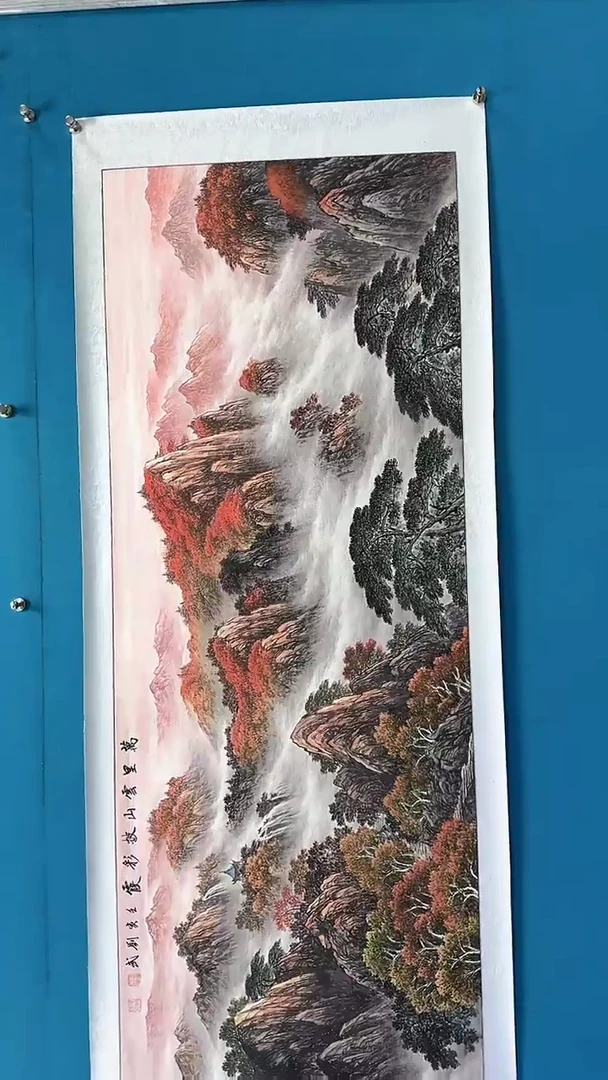 国画瀚美艺术刘武手绘-国画原作37
