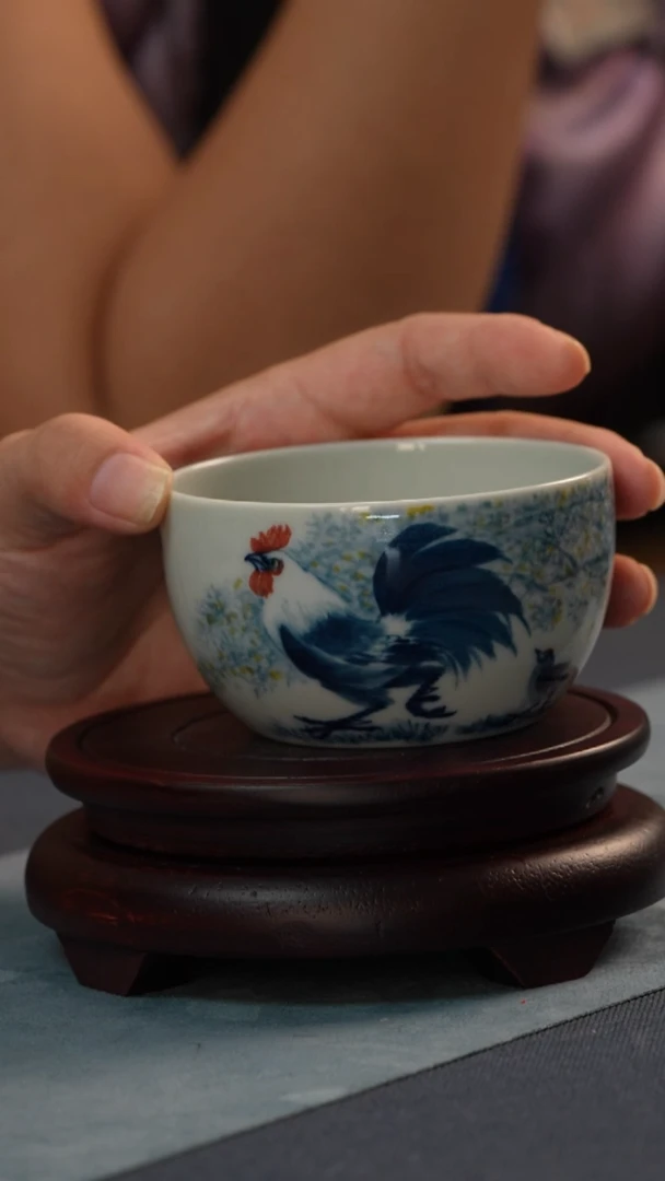 杯子非遗传承人-姚贵琥-大吉大利缸杯