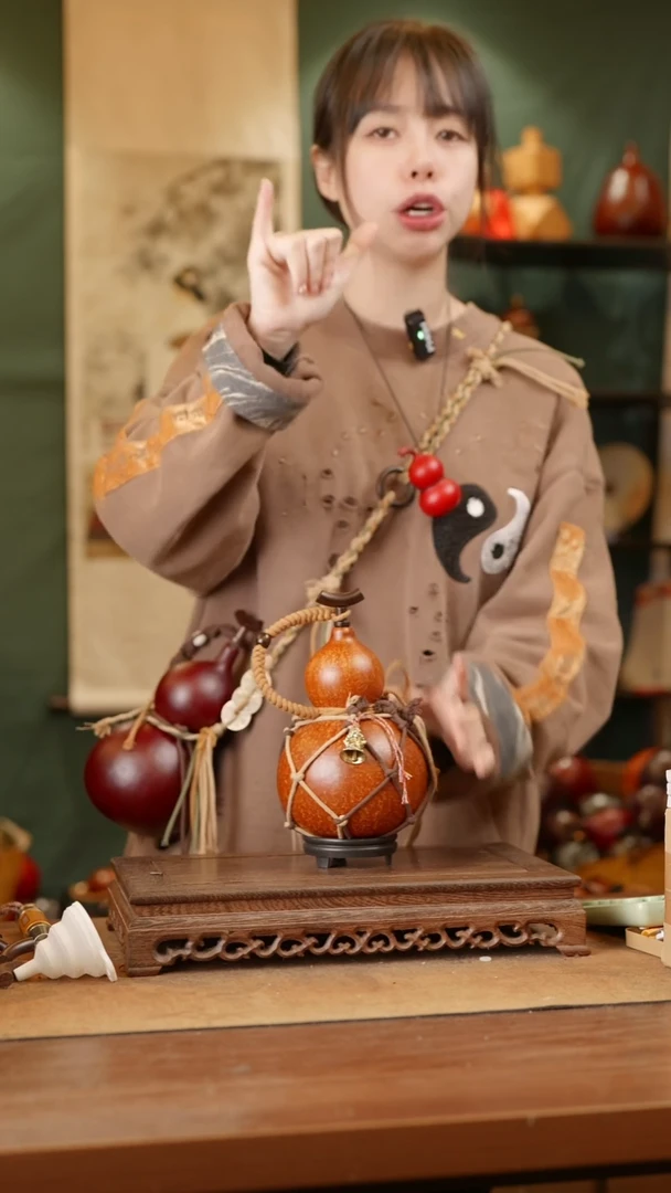 165号精品天然大漆酒葫芦一物一拍~