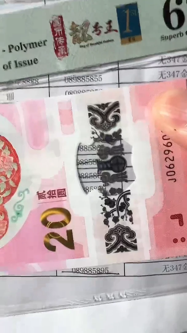 【闪购商品】塑料蛇年纪念钞089885885包PMG68