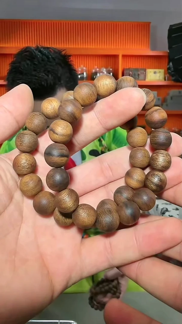 沉香手串77号单圈多样性发一