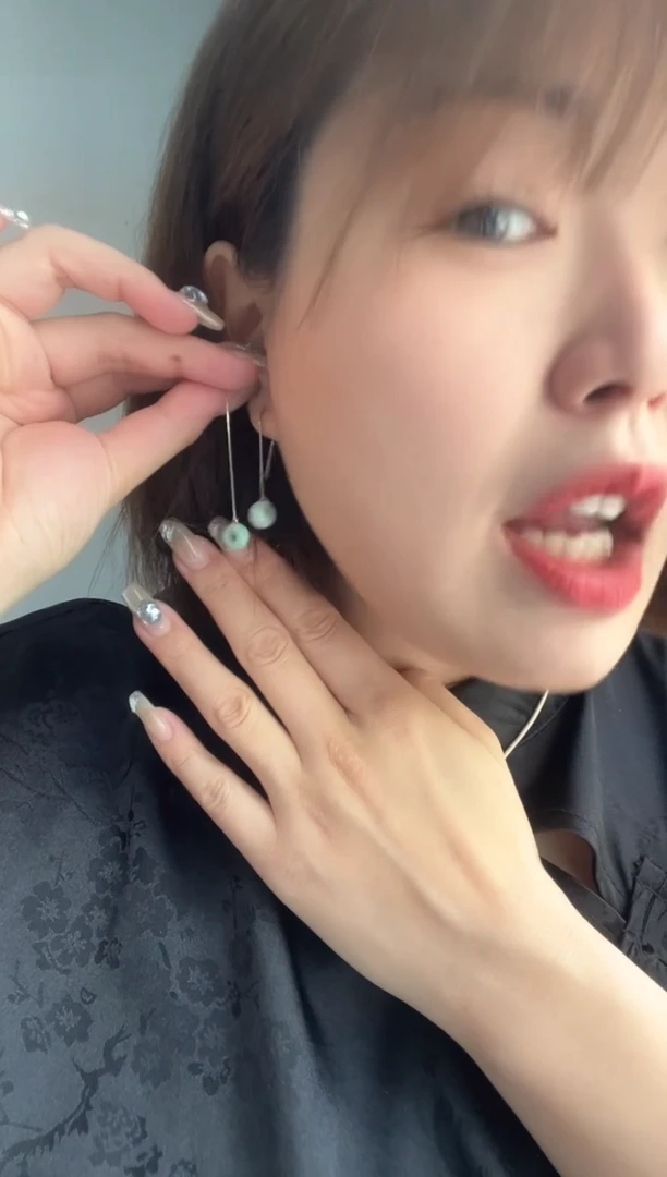 翡翠未镶嵌耳饰DY20250628191多样性发一件