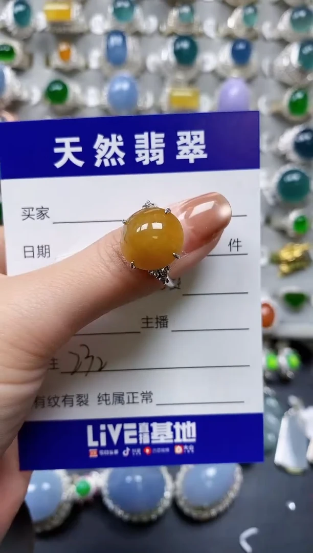 【闪购商品】翡翠戒指银S925镶嵌0232