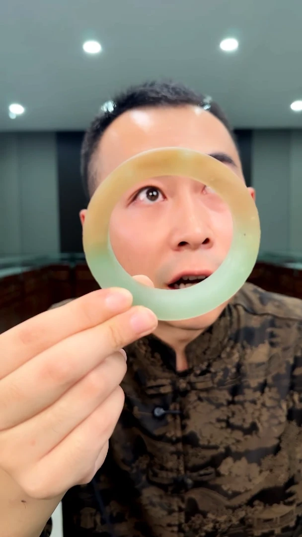 未镶嵌手镯石英质玉双色毛圈定制62＋