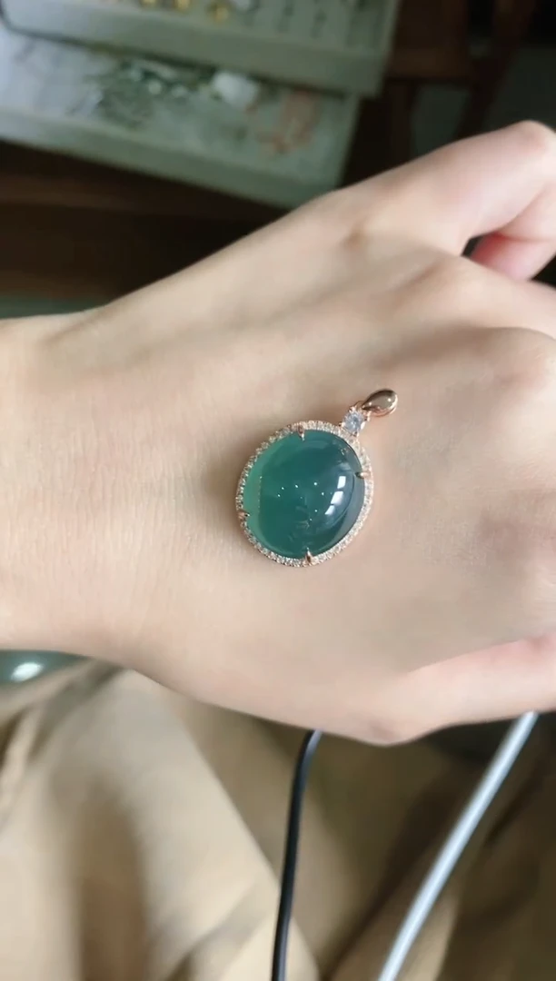 【闪购商品】翡翠戒指银S925镶嵌511511