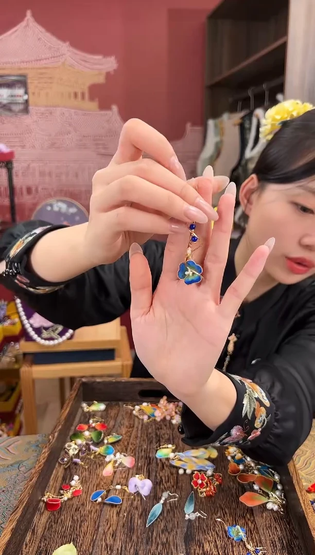 【闪购商品】刺绣 苏绣世家非遗手工（耳环）