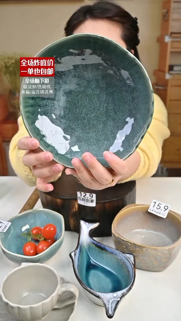 【闪购商品】瓷【外贸捡漏】菜碗（默认微瑕）