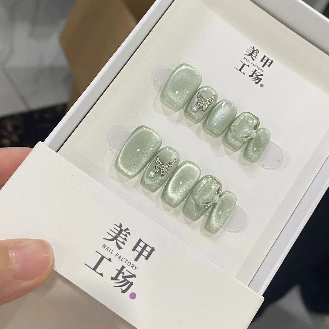 设计师专款-【曼玉】JD0496 纯手工穿戴甲（送高级工具包套装）