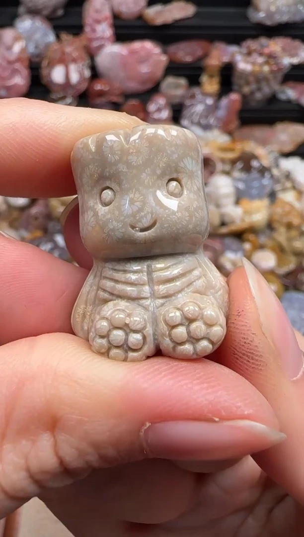 【闪购商品】硅化珊瑚（珊瑚玉）颈饰未镶嵌708