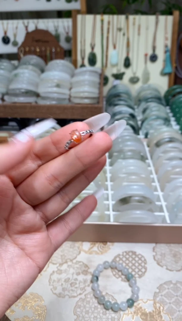 未镶嵌戒指水晶阿鲁沙