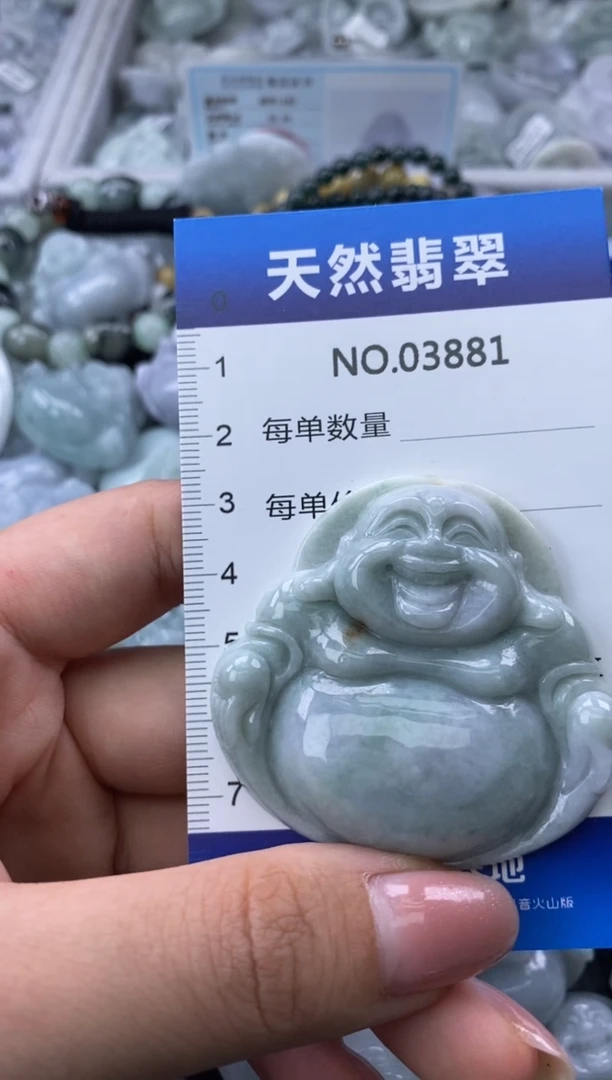 翡翠未镶嵌颈饰缅甸A货翡翠03881