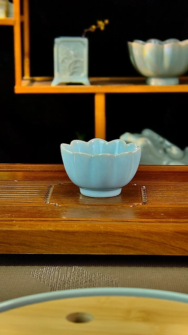 【闪购商品】婷婷专属闪购原款原釉汝瓷福利杯微瑕